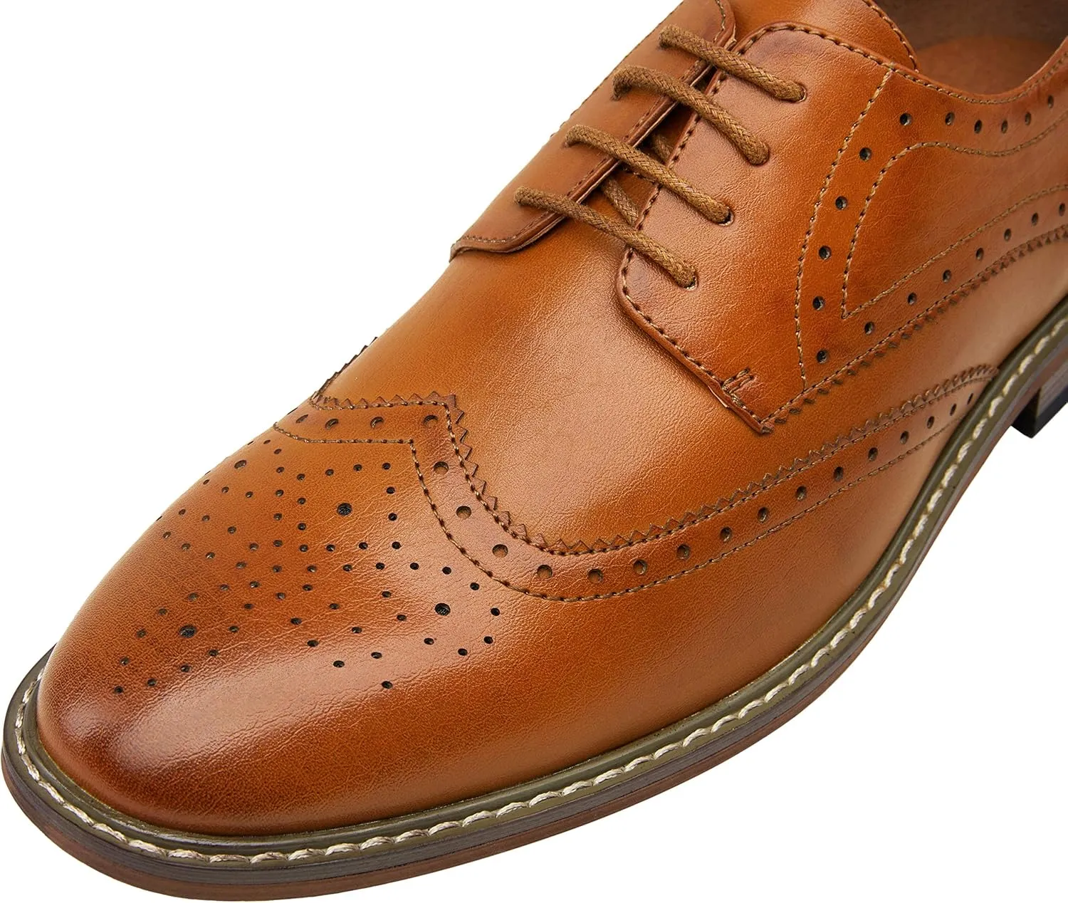 Vostey Men's Dress Shoes Oxford Shoes Formal Dress Shoes for Men Business Derby Shoes