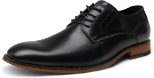 Vostey Men's Dress Shoes Oxford Shoes Formal Dress Shoes for Men Business Derby Shoes