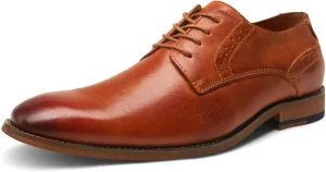 Vostey Men's Dress Shoes Oxford Shoes Formal Dress Shoes for Men Business Derby Shoes