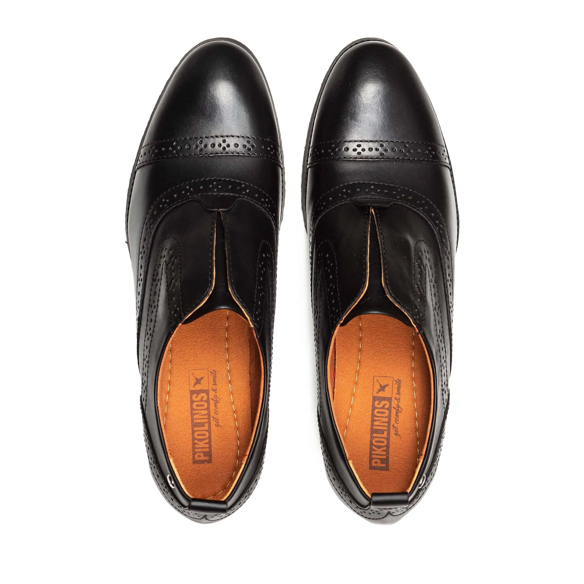 'W4D-PKW4D-3510NE' women's derby shoes - Black