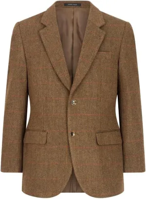 Walker and Hawkes Men’s Classic Derby Tweed Windsor Blazer – Elegant Country Jacket for Formal & Casual Occasions