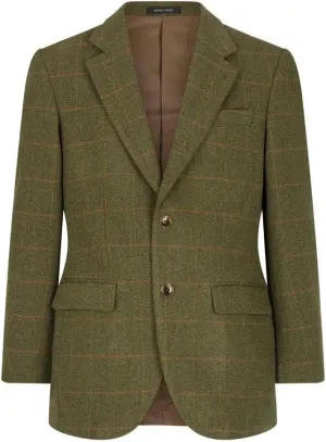 Walker and Hawkes Men’s Classic Derby Tweed Windsor Blazer – Elegant Country Jacket for Formal & Casual Occasions