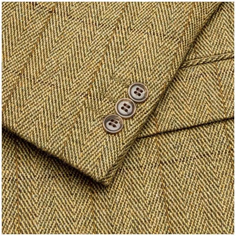 Walker and Hawkes Men’s Classic Derby Tweed Windsor Blazer – Elegant Country Jacket for Formal & Casual Occasions