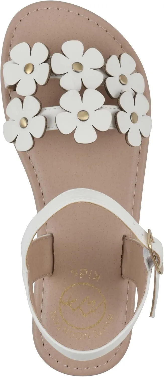 WHITE MOUNTAIN Girl's Gloss Flat Sandal