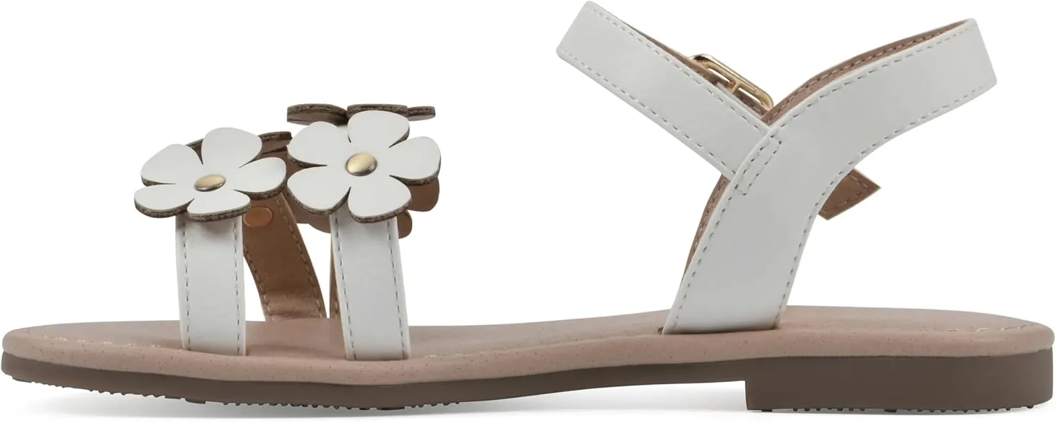 WHITE MOUNTAIN Girl's Gloss Flat Sandal