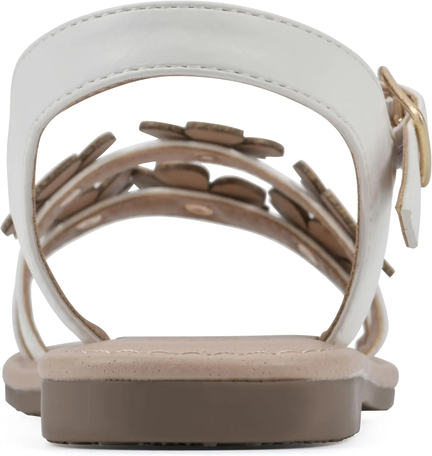 WHITE MOUNTAIN Girl's Gloss Flat Sandal