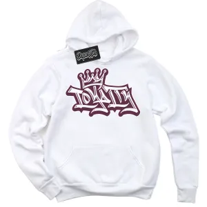 White Viotech Dunks Sneaker Hoodie Loyalty Crown Graphic