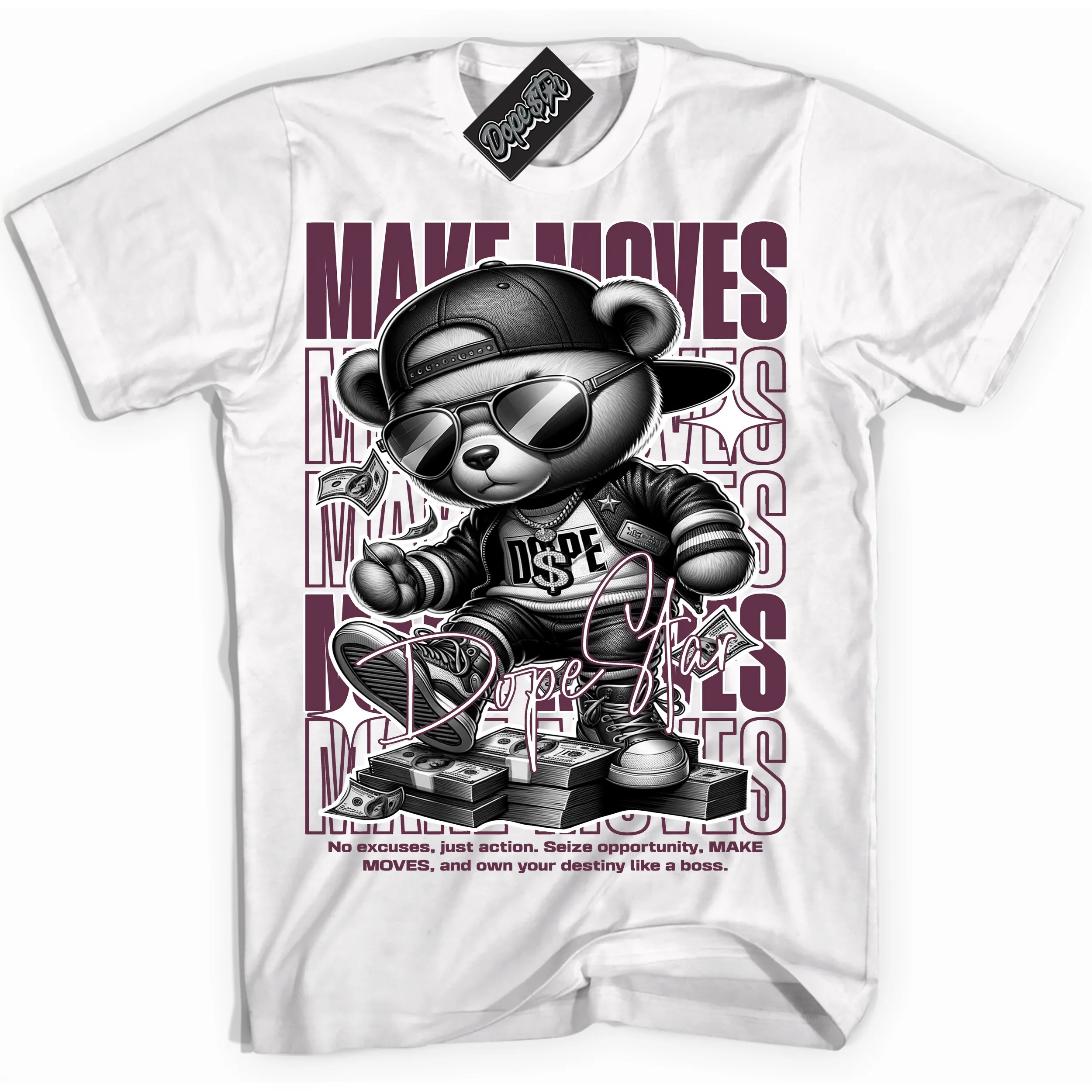 White Viotech Dunks Sneaker Shirt Make Moves Graphic