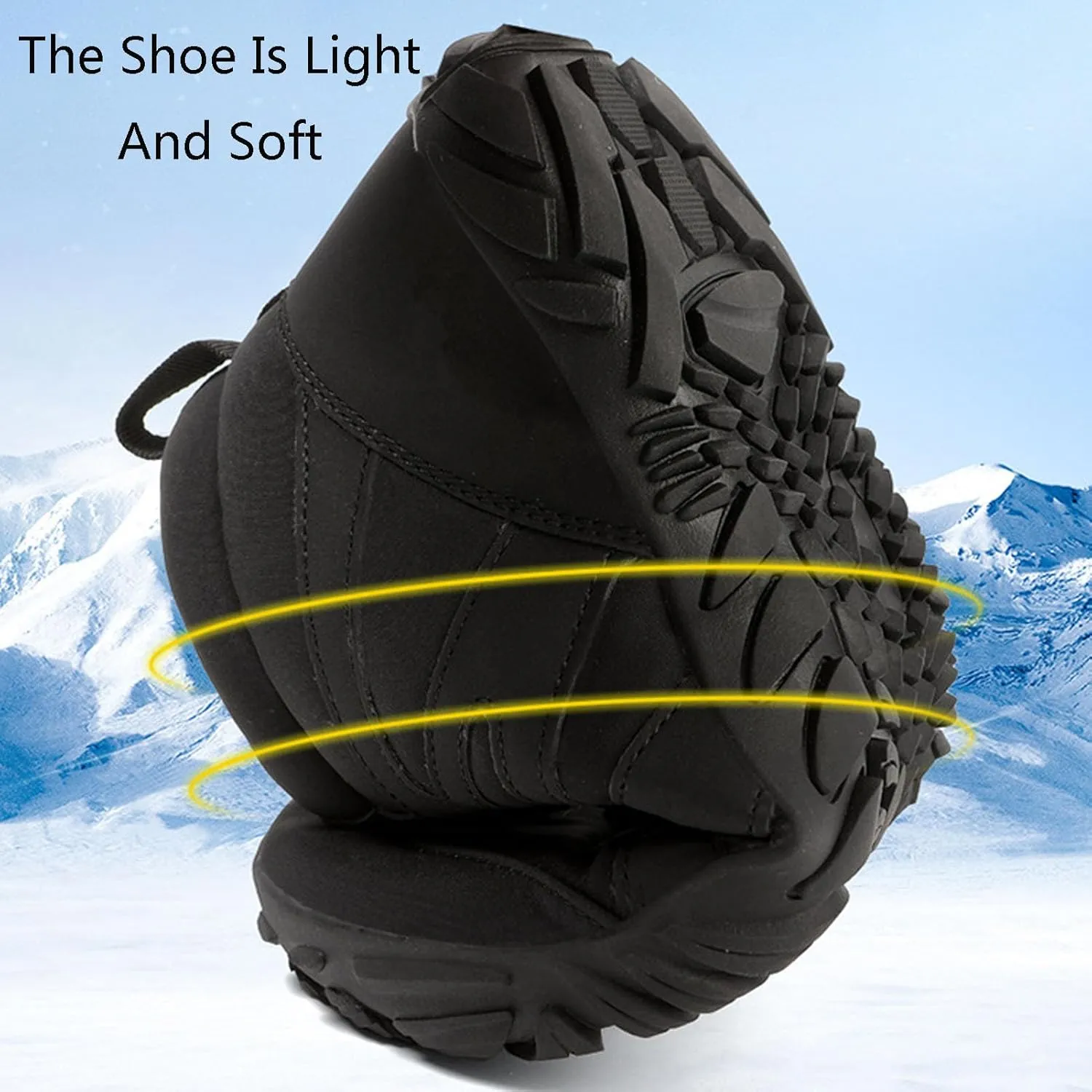 Winter Hike Barefoot Footwear Shoes Womens Mens Wide Toe Box Non-Slip Trail Running High Warm and Non-Slip Boots