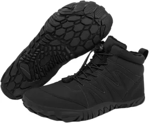 Winter Hike Barefoot Footwear Shoes Womens Mens Wide Toe Box Non-Slip Trail Running High Warm and Non-Slip Boots