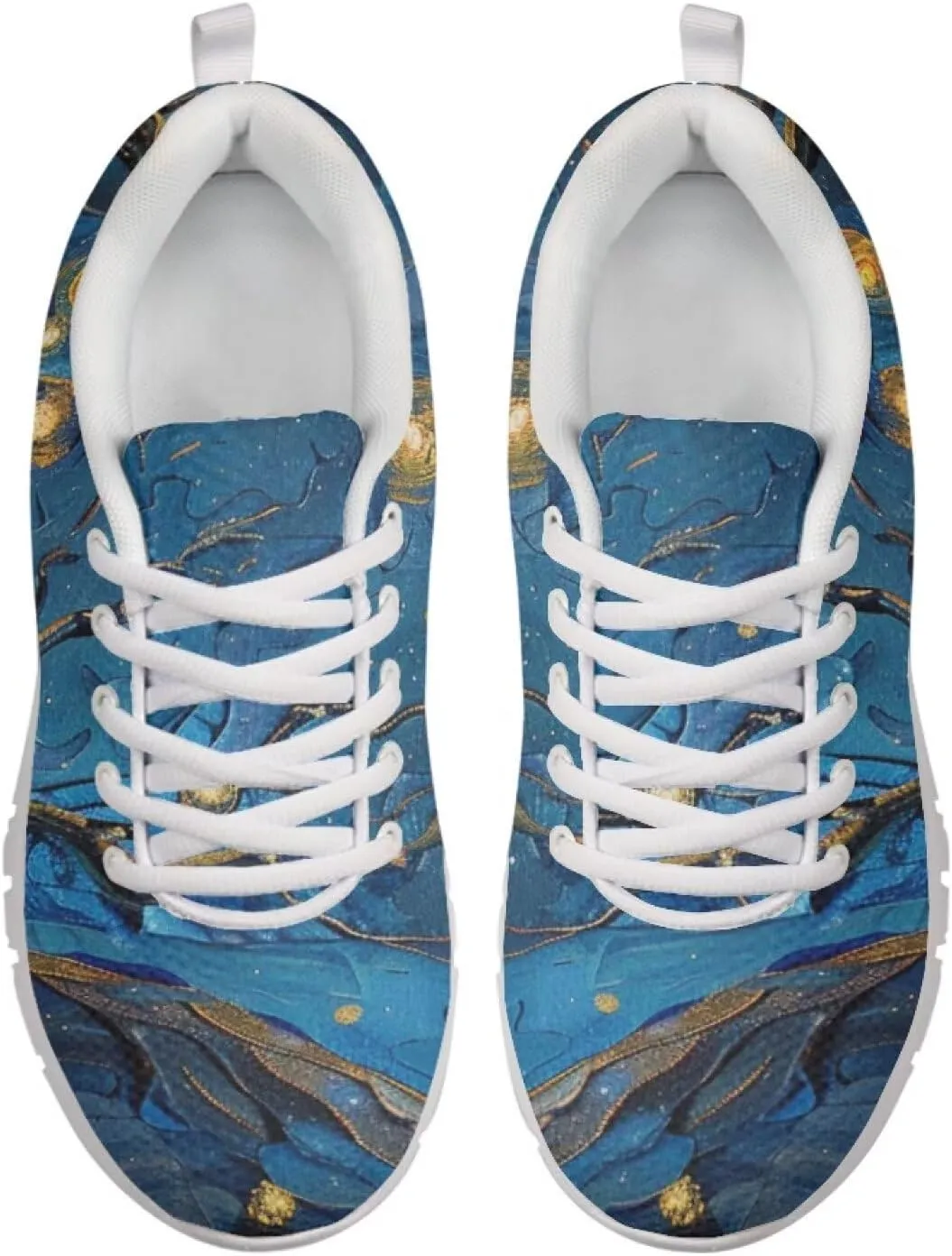 Women Men Lace Up Shoes Walking Sports Trainers Durable Sneaker for Running Hiking Gym US 5-15