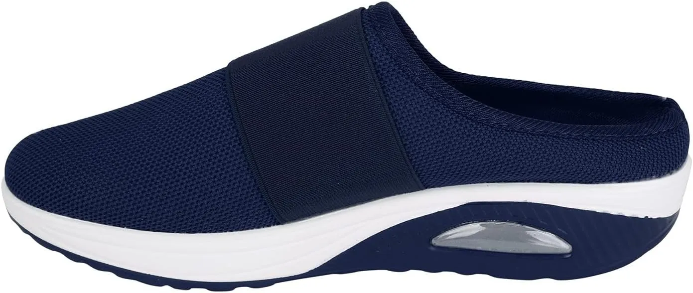 Women's Backless Walking Sneakers Summer Slip-on Tennis Shoes Womens Walking Ladies Shoes Casual High Top Sneakers Waterproof Tennis Shoe Casual Loafers