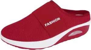 Women's Backless Walking Sneakers Summer Slip-on Walking Shoes Women Fashion Casual Shoes Slip On Walking Sneakers Steel Toe Tennis Shoe Loafers Dress Shoe