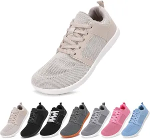 Womens Barefoot Shoes Wide Toe Walking Shoes Minimalist Zero Drop Shoes Breathable Trail Running Sneakers