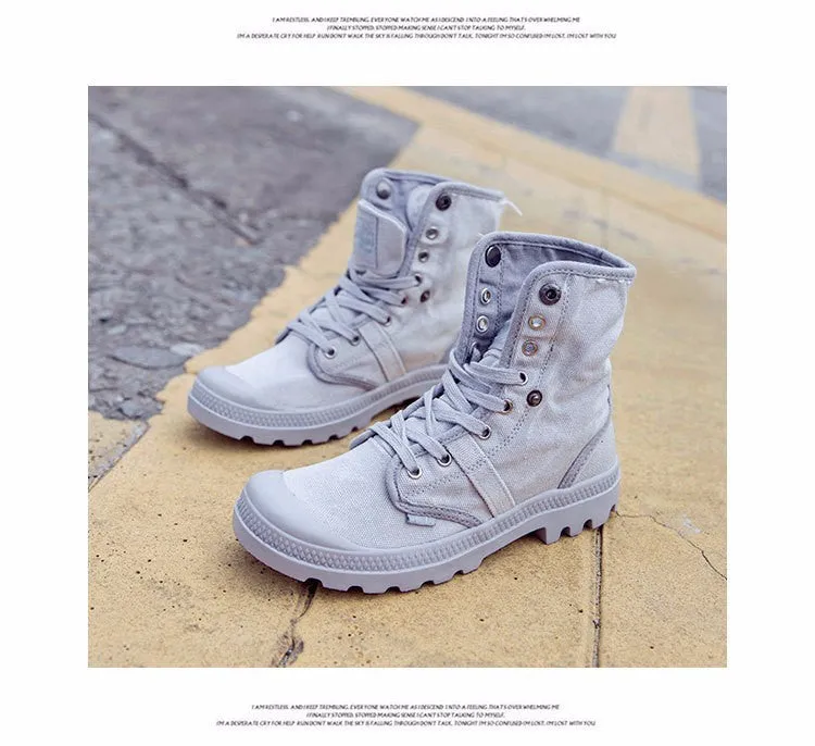 Women's Canvas Casual Breathable Flat White Shoes