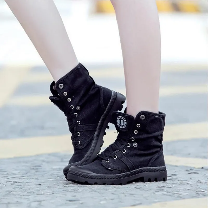 Women's Canvas Casual Breathable Flat White Shoes
