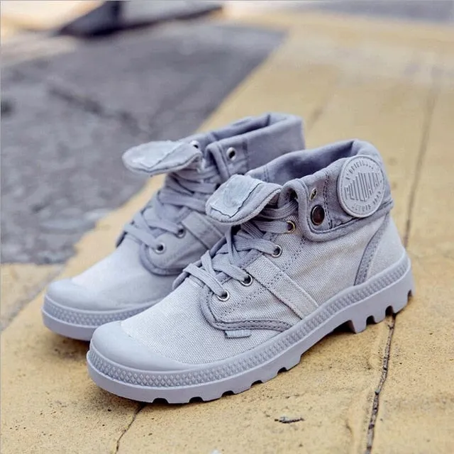 Women's Canvas Casual Breathable Flat White Shoes