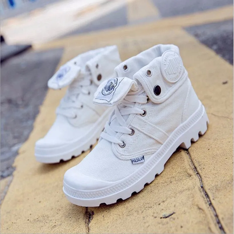 Women's Canvas Casual Breathable Flat White Shoes