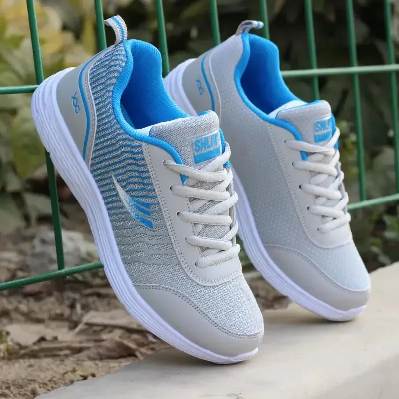Women’s Casual Sports Sneakers – Breathable Flat Running Shoes