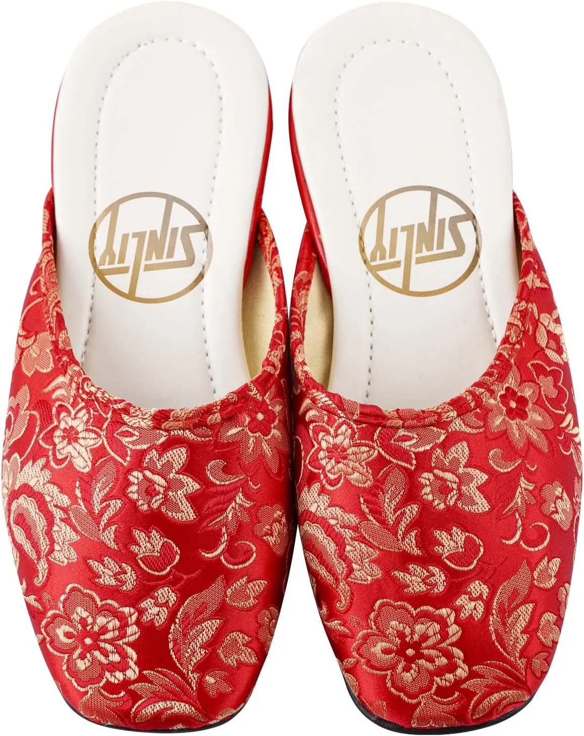 Women's Embroidered Flat Mules Handmade Design Non-Slip Comfortable, Loafers, Slip-on