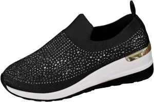 Women's Fashionable Breathable Shoes Casual Flat Sneakers Casual Dress Shoes Lightweight Walking Girls Mint