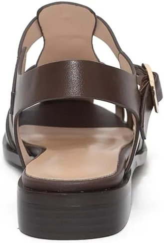Women's Flat Leather Roman Sandal