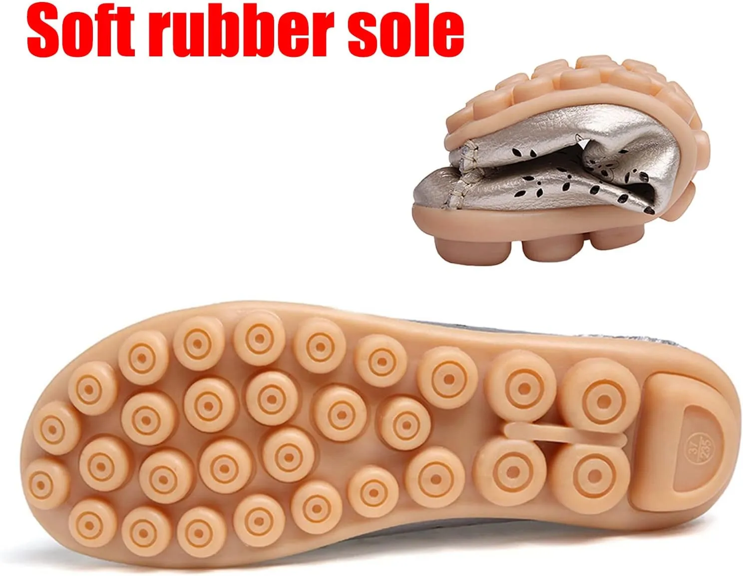 Women's Leather Hollow Breathable Slip On Loafers Comfortable Oxford Softsole Outdoor Walking Flats Shoes Driving Working Moccasins Shoes
