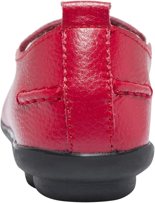Women's Leather Loafers Comfortable Flat Shoes