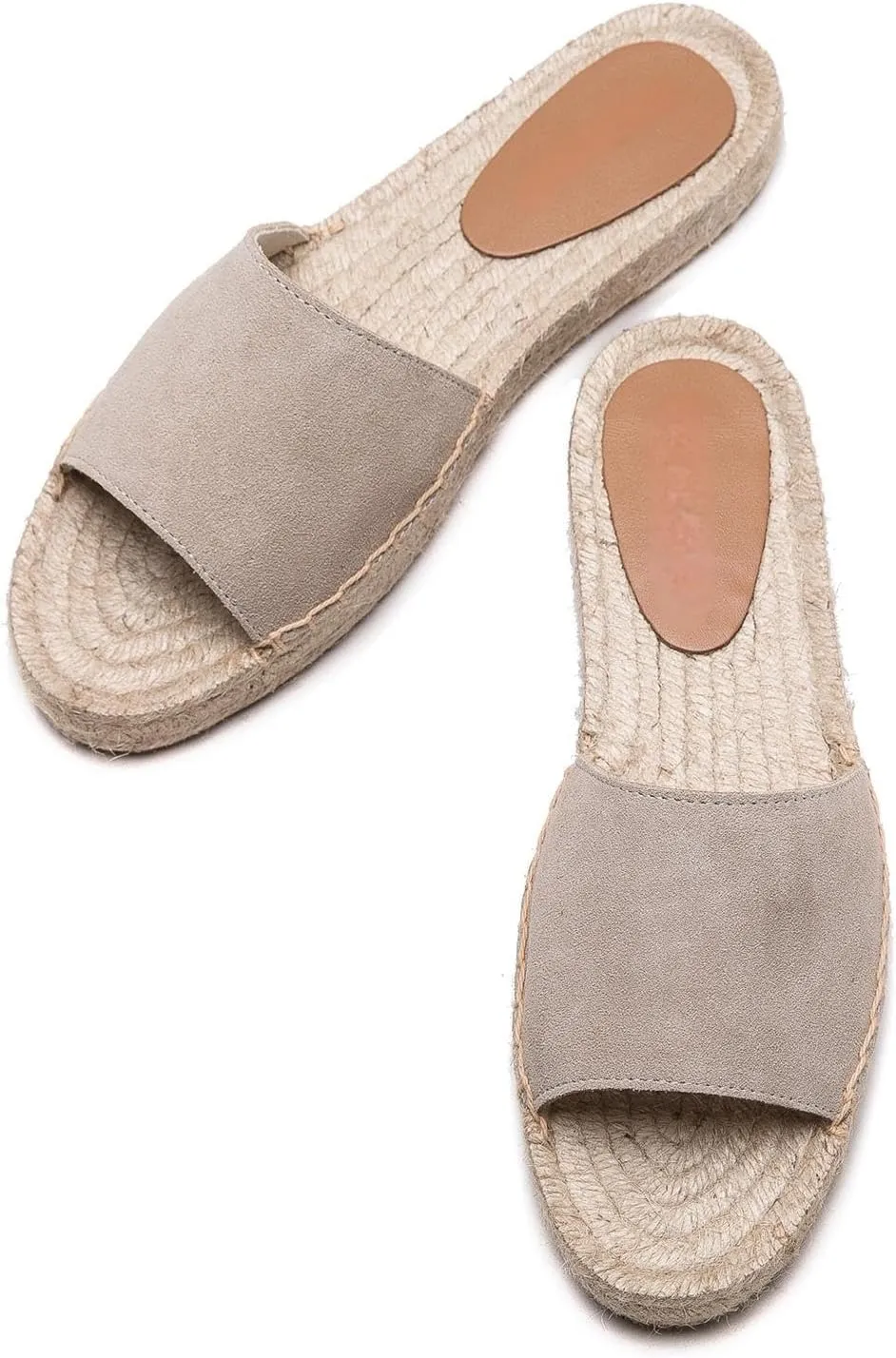 Women's One Word Thick Bottom Slippers - Fashionable Flat Shoes Comfortable Sandals Breathable Non slip Slippers Easy to Wear Suitable for Pairing with T-shirts, Dresses, Jeans