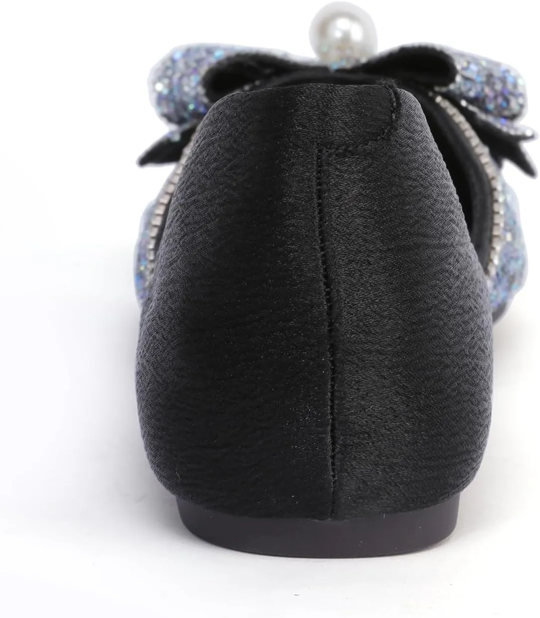 Women's Pointed Rhinestone Flat Shoes Glitter Flowers Wedding Comfortable Dress Shoes