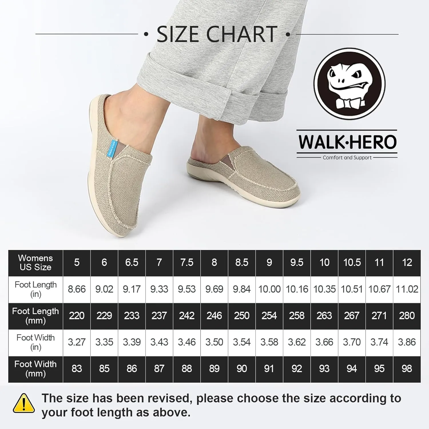 Womens Slippers with Arch Support, Walkhero House Slippers for Women with Suede Insole and Velvet Lining, Slip on Clog Indoor Outdoor House Shoes with Anti-Skid Rubber Sole