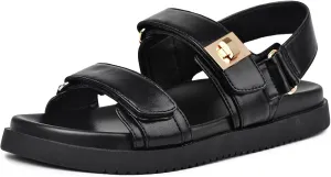 Womens Summer Sandals Casual Adjustable Arch Support Comfortable Thick Sole Flat Sandals