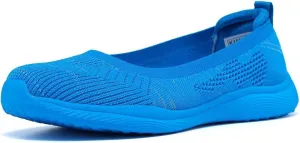 Women's Walking Shoes Breathable Lightweight Fashion Loafers Slip-Ons Sneakers Mesh Casual Ballet Flat Nurse Dress