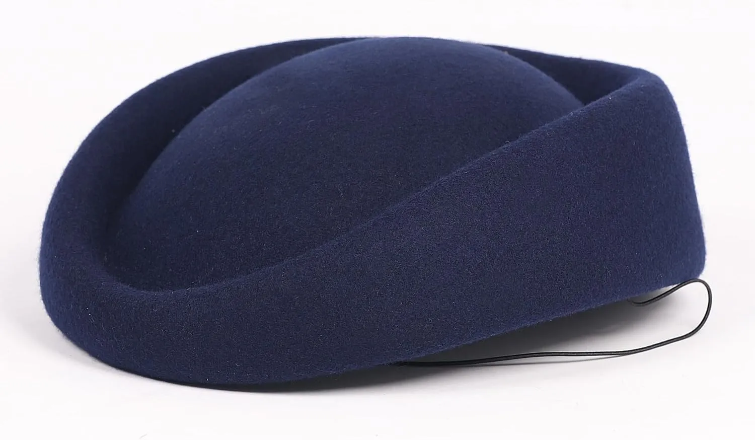 Wool Felt Beret Derby Fascinator Hats for Women Ladies Church Tea Party Formal Wedding Pillbox Hat