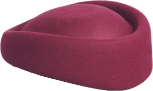 Wool Felt Beret Derby Fascinator Hats for Women Ladies Church Tea Party Formal Wedding Pillbox Hat