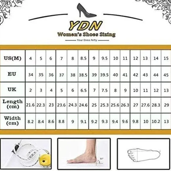 YDN Women Chunky High Heels Round Toe Oxford Chain Loafer Shoes Slip On Leather