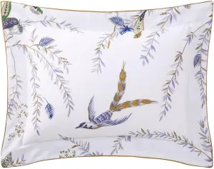 Yves Delorme Grimani Multicolor Boudoir 12 x 17 in Sham - Extra Soft and Warm Luxury Sheets, 100% Natural Organic French Bed Linens - Breathable and Durable