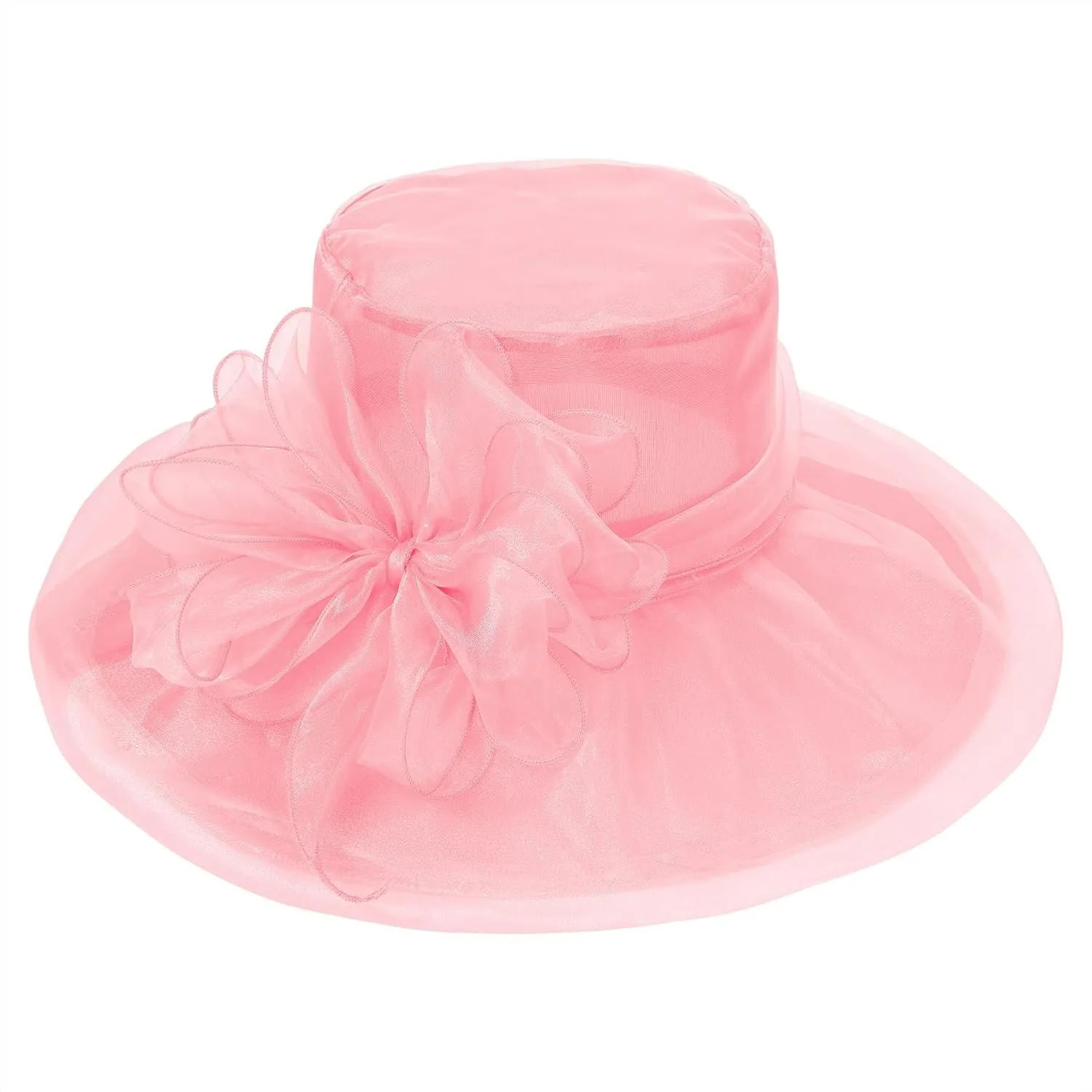Zando Kentucky Derby Hats for Women 2025 Church Organza Victorian Fancy Tea Party Wedding Fascinator