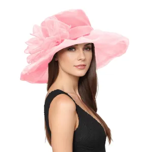 Zando Kentucky Derby Hats for Women 2025 Church Organza Victorian Fancy Tea Party Wedding Fascinator
