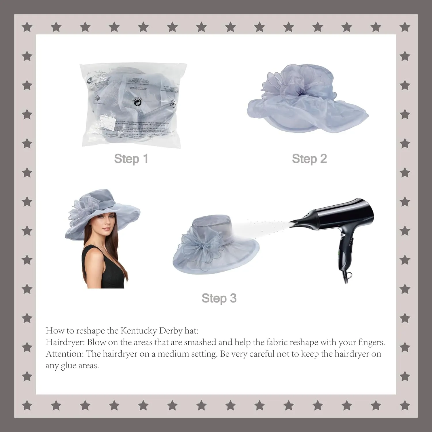 Zando Kentucky Derby Hats for Women 2025 Church Organza Victorian Fancy Tea Party Wedding Fascinator